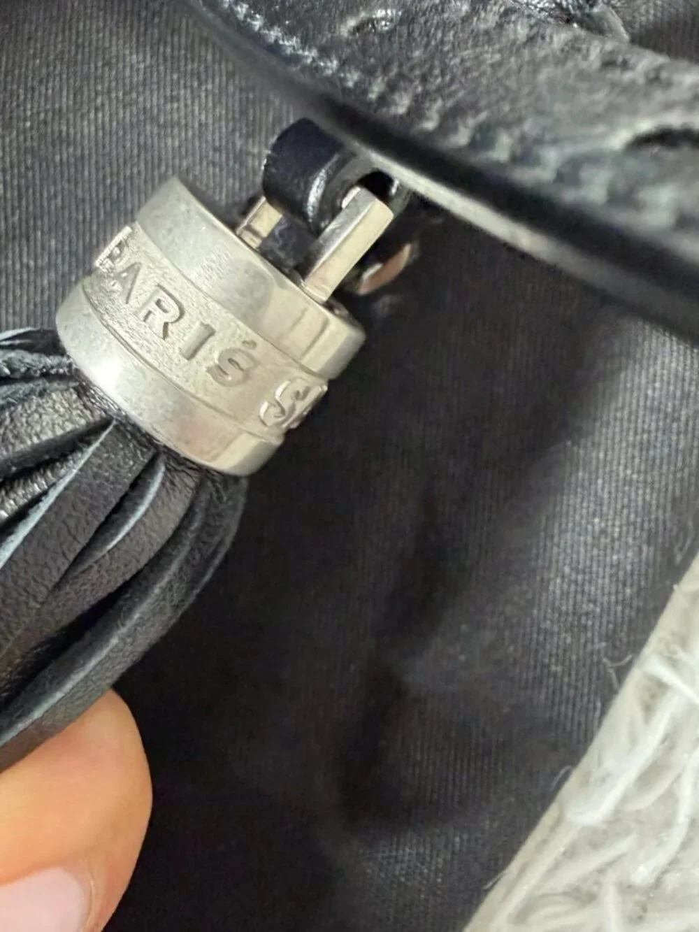 SAINT LAURENT Calfskin Matelasse Monogram Lou Belt Bag in Black - Picture 4 of 11